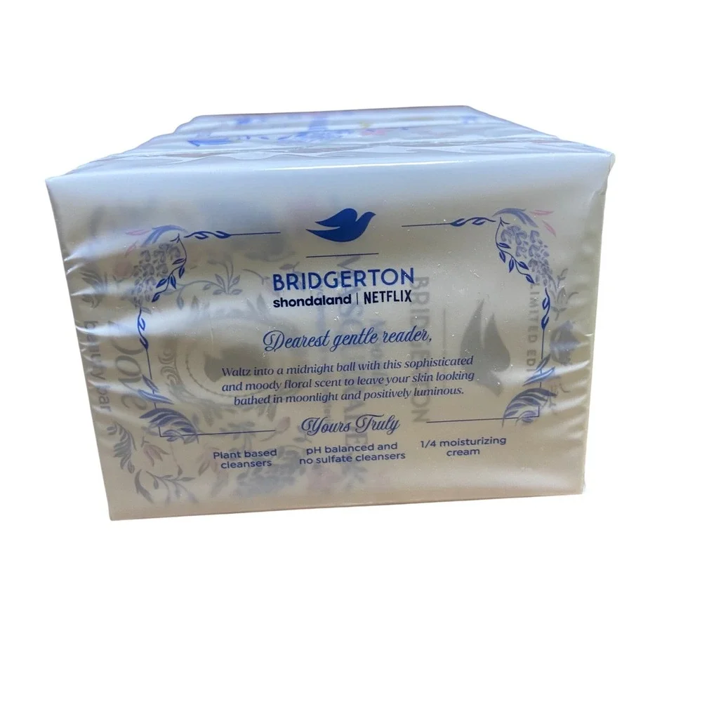 Dove Bridgerton Moonlit Masquerade Set Body Wash Scrub Beauty‎ Bar 3pc Limited